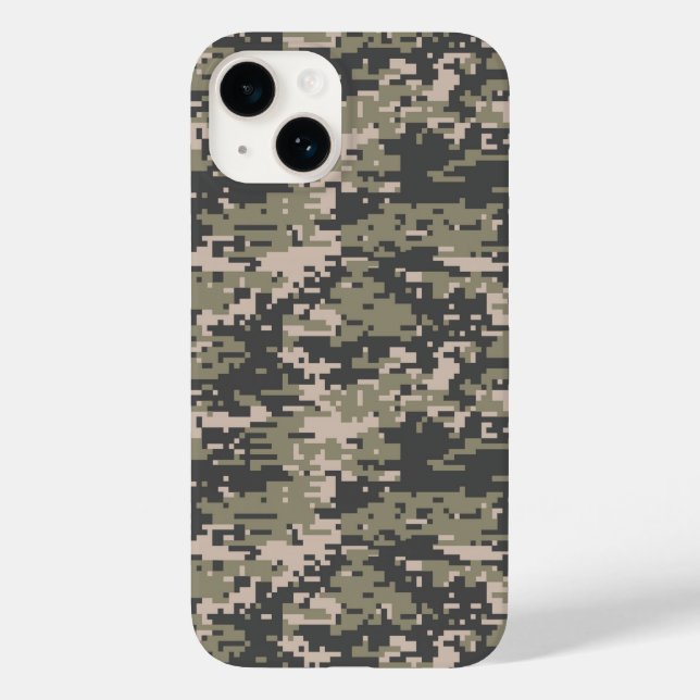 Camouflage Muster Case-Mate iPhone 14 Hülle (Rückseite)