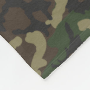 Camouflage-Muster Fleecedecke