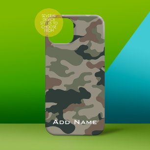 Camouflage Muster für Jäger oder Militär mit Namen Case-Mate iPhone Hülle