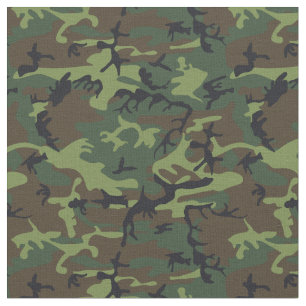 Camouflage Muster Grünes Design Stoff
