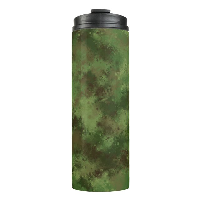 Camouflage Muster Thermische Reise Mug Thermosbecher (Vorderseite)