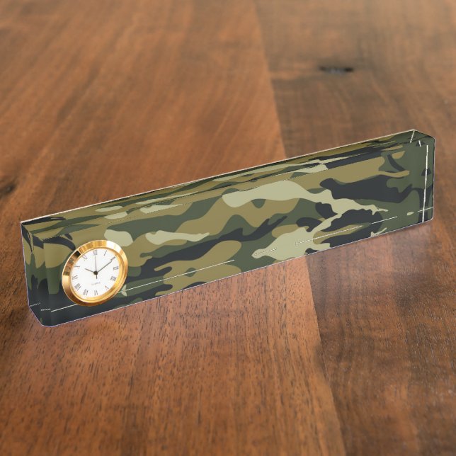 Camouflage Namensplakette (Seite)