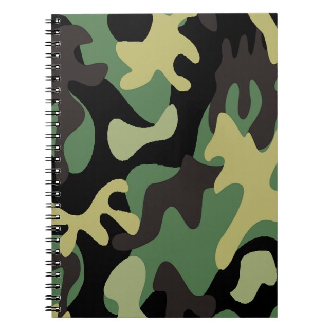 Camouflage Notizblock (Vorderseite)