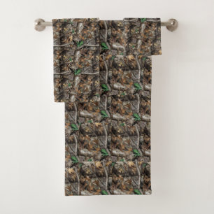 CAMOUFLAGE Nr. 1 BATH TOWEL SET HUNTERS FOREST