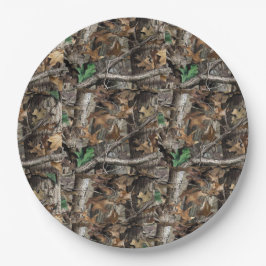 Camouflage Nr. 1 PAPIER-TELLER VON JÄGERWÄLDER Pappteller
