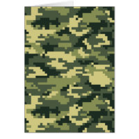 Camouflage numérique en bois à 8 bits / Camo