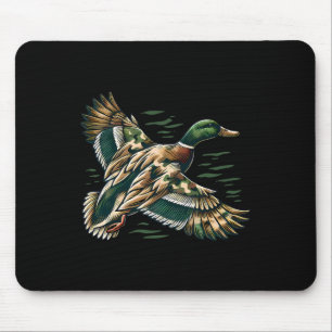 Camouflage Old School Camouflage Coquette Bow Duck Mousepad