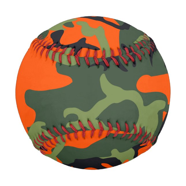 Camouflage Orange Hunter Baseball (Vorderseite)