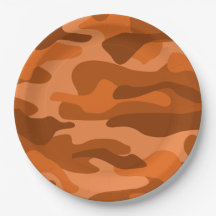 Camouflage Orange Monocolor