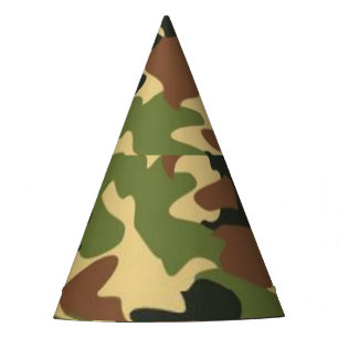 camouflage partyhütchen