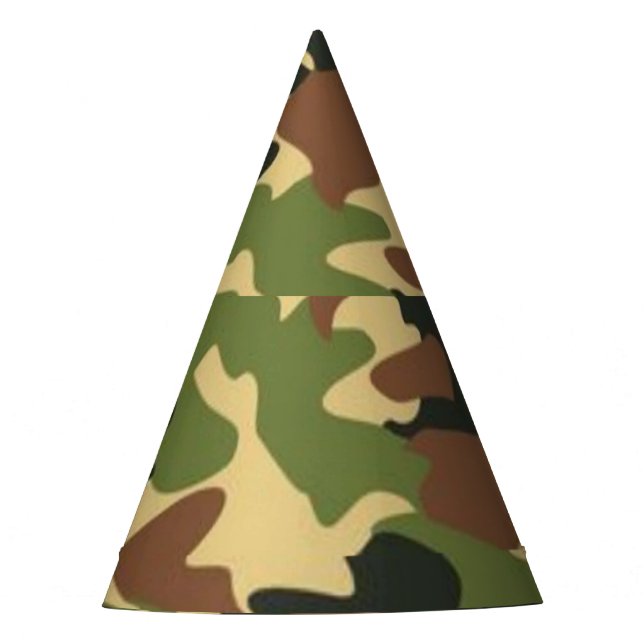 camouflage partyhütchen (Vorderseite)