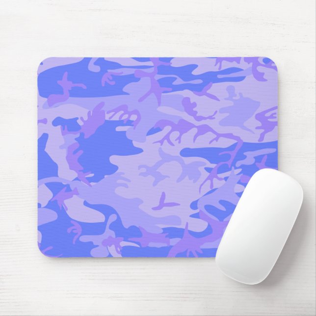 Camouflage Pastel Abstraktes Muster Mousepad (Mit Mouse)