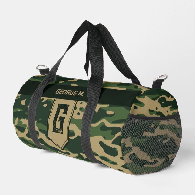 Camouflage Pattern Duffel Tasche für Mann/Vater (Rechte Ecke)