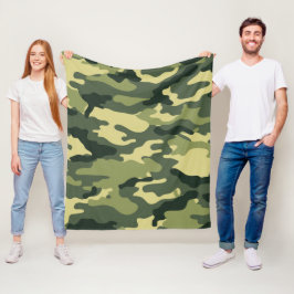 Camouflage Pattern Fleecedecke