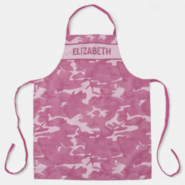 Camouflage Personalisiert rosa Schürze