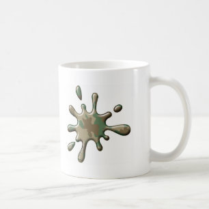 Camouflage platsch - mySplat.com Kaffeetasse