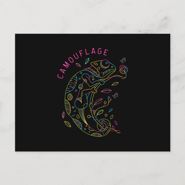 Camouflage Postkarte (Vorderseite)