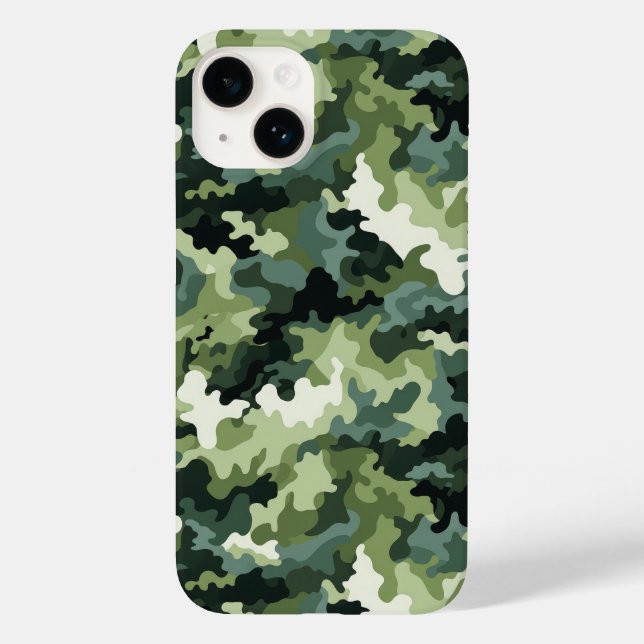 Camouflage Print iPhone 14 Fall Case-Mate iPhone 14 Hülle (Rückseite)