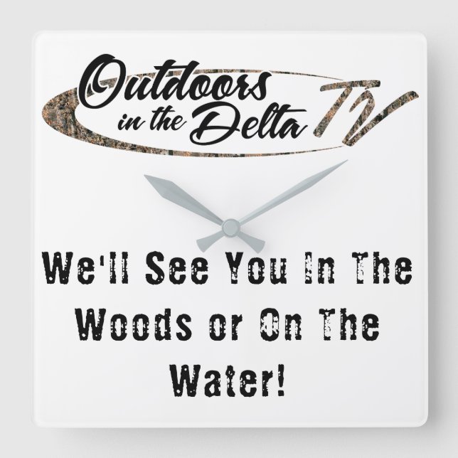 Camouflage Quadratische Wanduhr (Vorderseite)