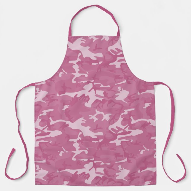 Camouflage Rosa Schürze (Vorderseite)