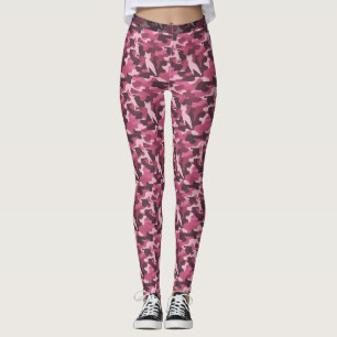 Camouflage rose Feline (Motif 1) Leggings
