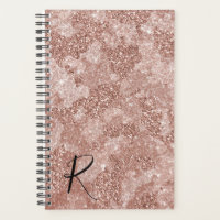 Camouflage rose Parties scintillant or Monogramme