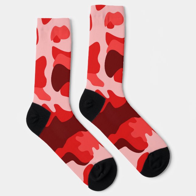 Camouflage Rote Socken (Rechts)