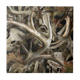 Camouflage-Rotwild-Schädel Fliese