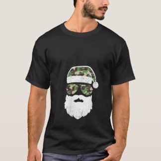 Camouflage Santa Claus Sonnenbrille Kinder Camoufl T-Shirt