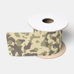 Camouflage Satinband