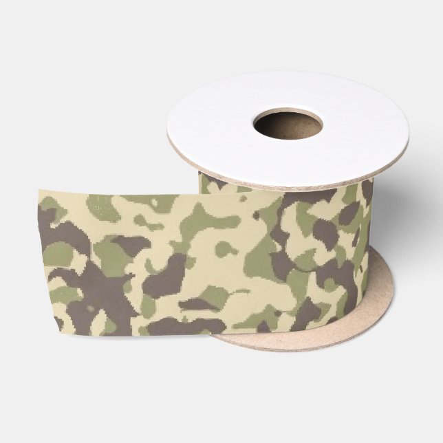 Camouflage Satinband (Spule)