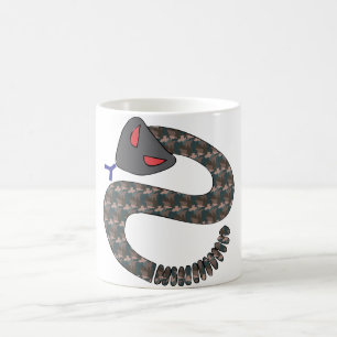 Camouflage-Schlangen-Tasse Verwandlungstasse