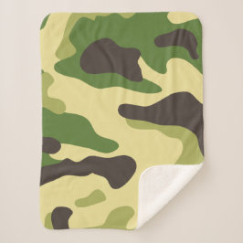 Camouflage Sherpadecke