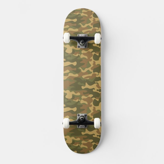 Camouflage Skateboard (Vorderseite)
