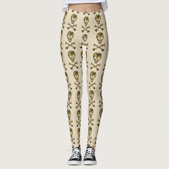 Camouflage Skull Leggings (Vorderseite)