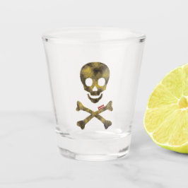 Camouflage Skull Schnapsglas