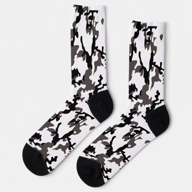 Camouflage Socken (Linkes Detail)