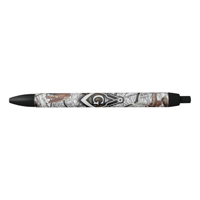 Camouflage Square Compass 3 Kugelschreiber (Vorderseite)