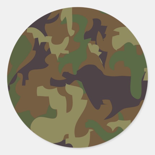 Camouflage Sticker (Vorderseite)