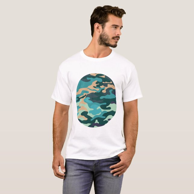 Camouflage T-Shirt (Vorne ganz)