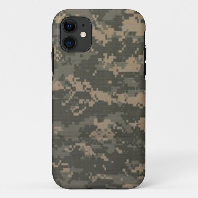 Camouflage-Tarnung iPhone Fall Klimaanlage Digital Case-Mate iPhone Hülle (Rückseite)