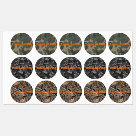 Camouflage-Team-Tags, Niedlich für Party und Veran Etiketten