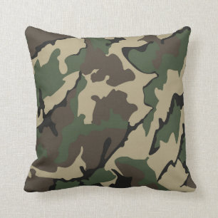 Camouflage, Throw-Kissen Kissen