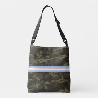 Camouflage Trans Pride Tragetaschen Mit Langen Trägern