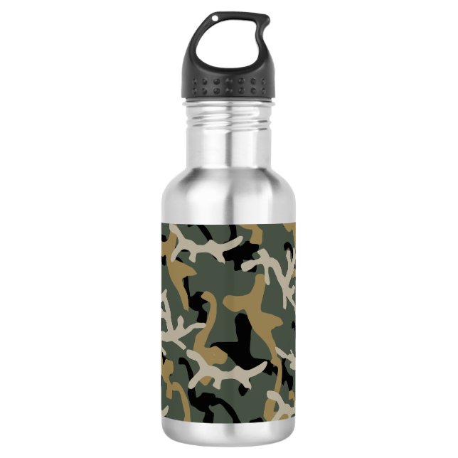 Camouflage Trinkflasche (Vorderseite)