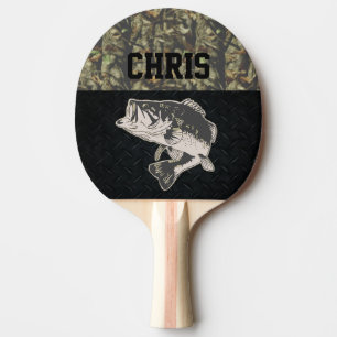 Camouflage und Bezeichnung für den Bassfang mit Di Tischtennis Schläger