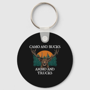 Camouflage und Bucks Ammo und LKW suchen Tiere Hun Schlüsselanhänger
