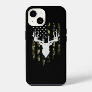 Camouflage Us Flag Hirschelch Buck Camoflage Jagd iPhone 14 Hülle