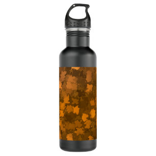 Camouflage von Blätter Edelstahlflasche