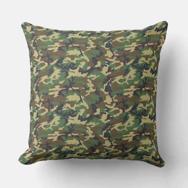 Camouflage von Blätter | Sportler Kissen (Vorderseite)